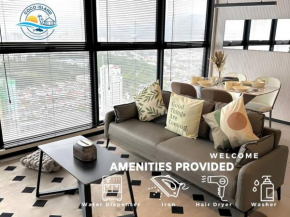 Urban Emerald Seaview 6Pax 3Queen 3Room 2Bath 2Carpark with Infinity Pool